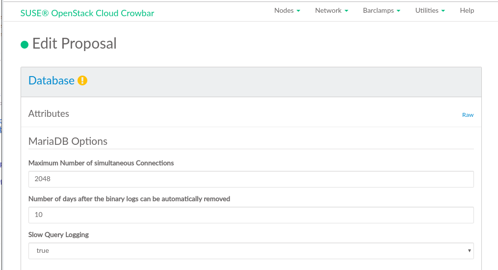 MariaDB Configuration MariaDB Configuration