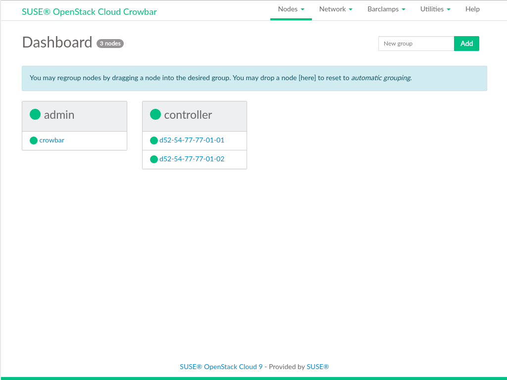 All Nodes Have Been Installed All Nodes Have Been Installed