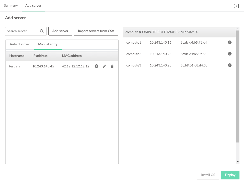 Add Server Overview Add Server Overview