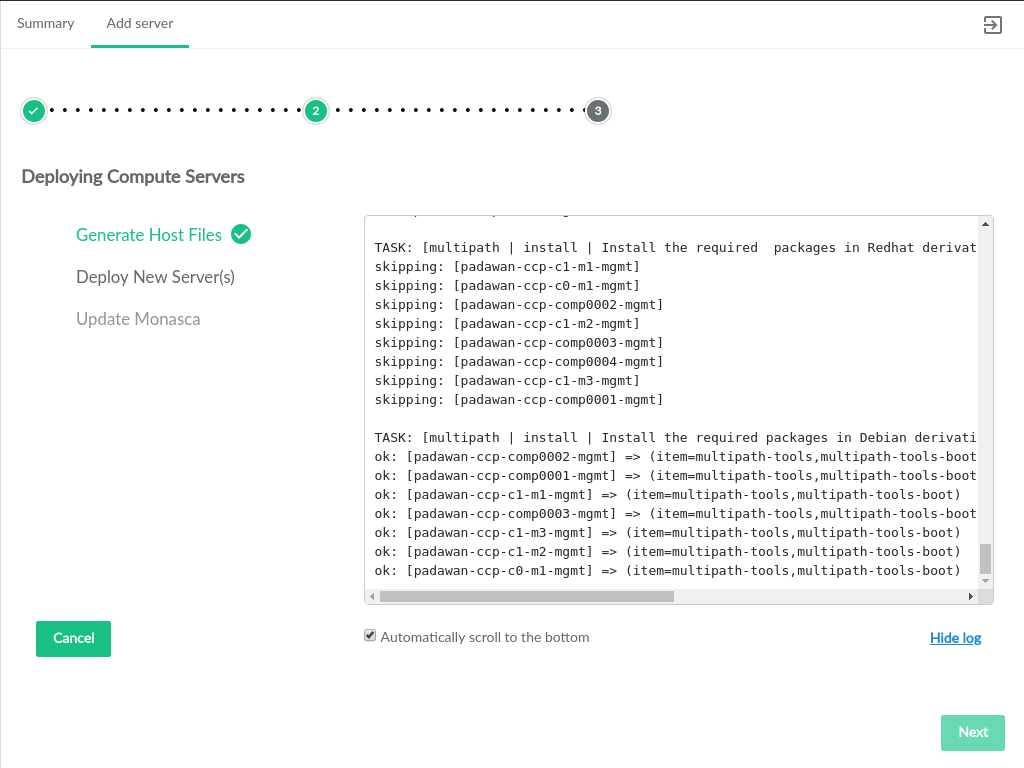 Deploy Servers Deploy Servers