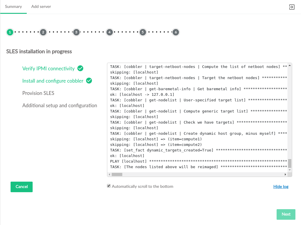 Install SLES on New Compute Install SLES on New Compute