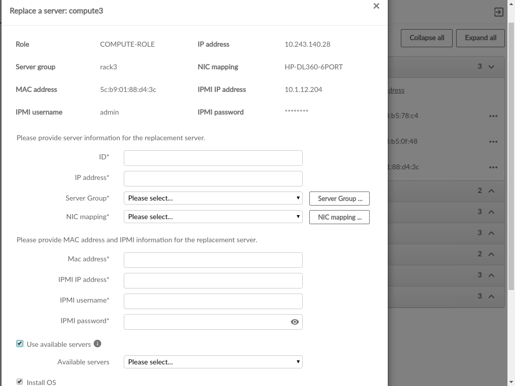 Replace Compute Form Replace Compute Form