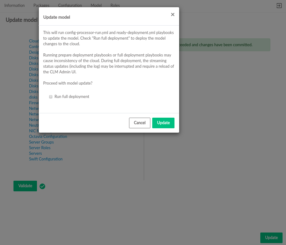 Cloud Lifecycle Manager Admin UI SUSE Service Model Confirmation Cloud Lifecycle Manager Admin UI SUSE Service Model Confirmation