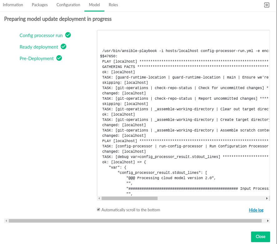 Cloud Lifecycle Manager Admin UI SUSE Service Model Update Cloud Lifecycle Manager Admin UI SUSE Service Model Update