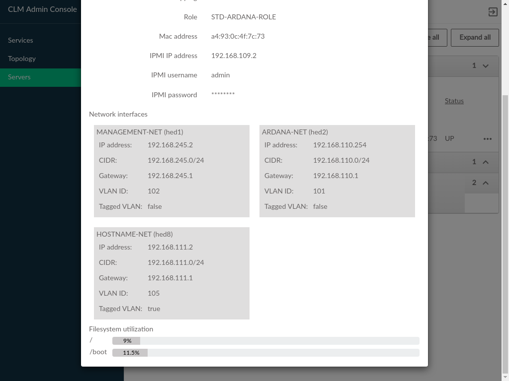 Server Details (2/2) Server Details (2/2)