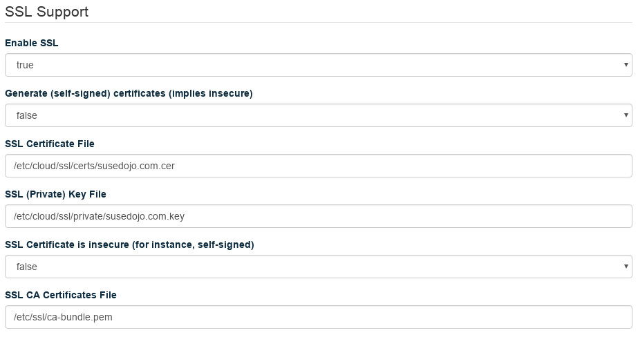 Database Barclamp