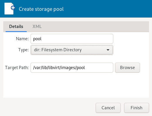 #1: Adding a storage pool #1: Adding a storage pool
