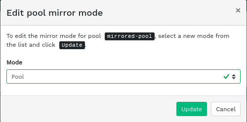 Configuring the replication mode Configuring the replication mode