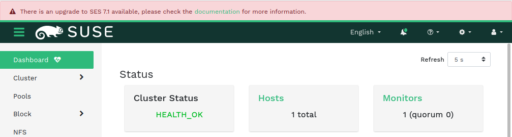 Notification about a new SUSE Enterprise Storage release Notification about a new SUSE Enterprise Storage release