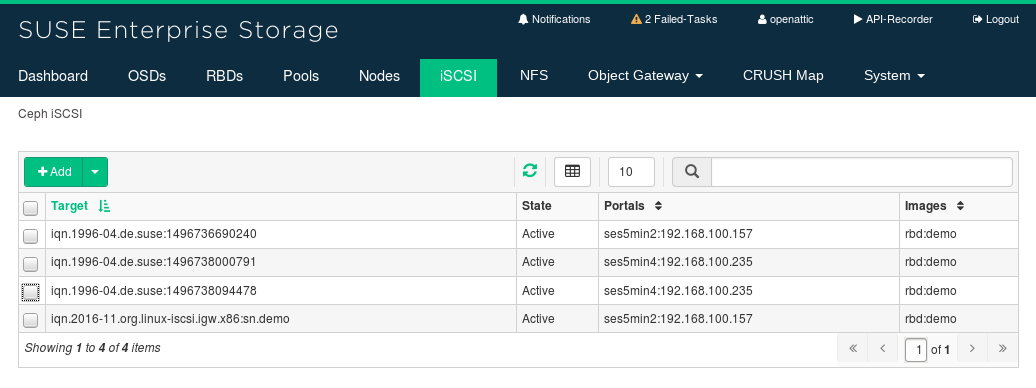 List of iSCSI Gateways