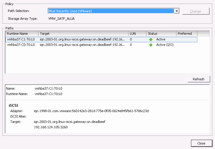 Paths Listing for Multipath