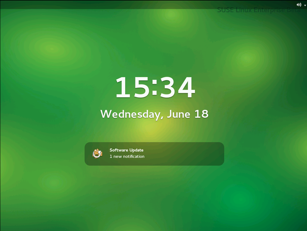 Update Notification on GNOME Lock Screen Update Notification on GNOME Lock Screen
