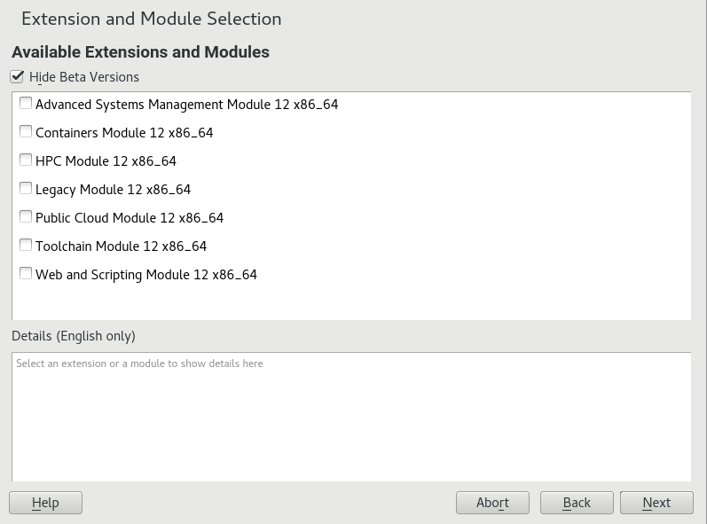 Installation of System Extensions Installation of System Extensions