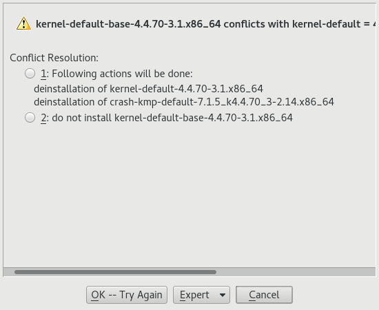 Conflict Management of the Software Manager Conflict Management of the Software Manager
