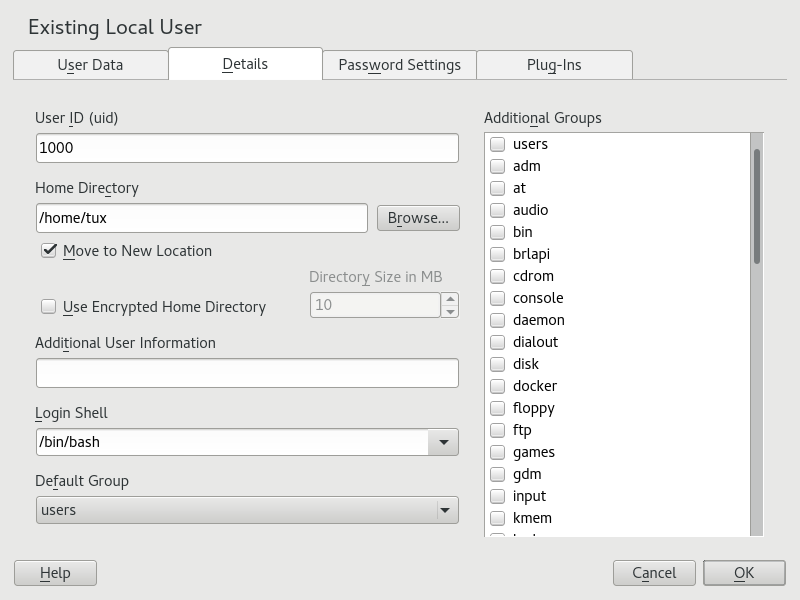 Creating encrypted home directories Creating encrypted home directories
