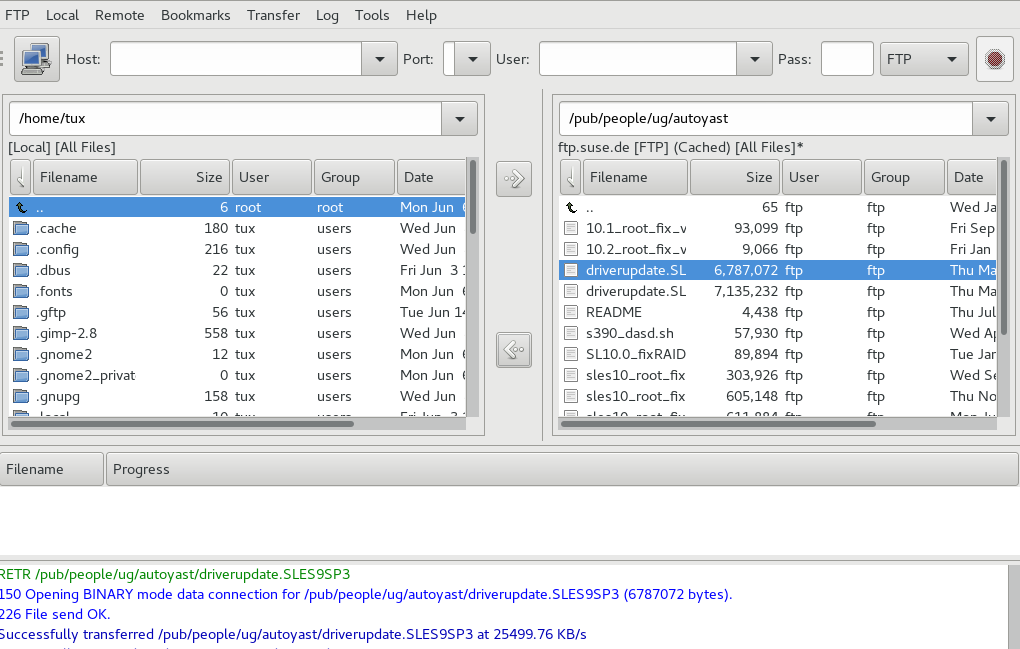 gFTP File Transfer gFTP File Transfer