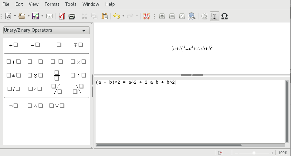 Mathematical Formula in LibreOffice Math Mathematical Formula in LibreOffice Math