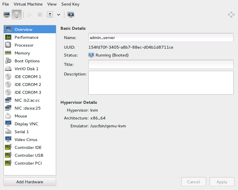 Details View of a VM Guest Details View of a VM Guest