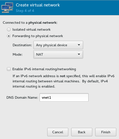 Create virtual network Create virtual network
