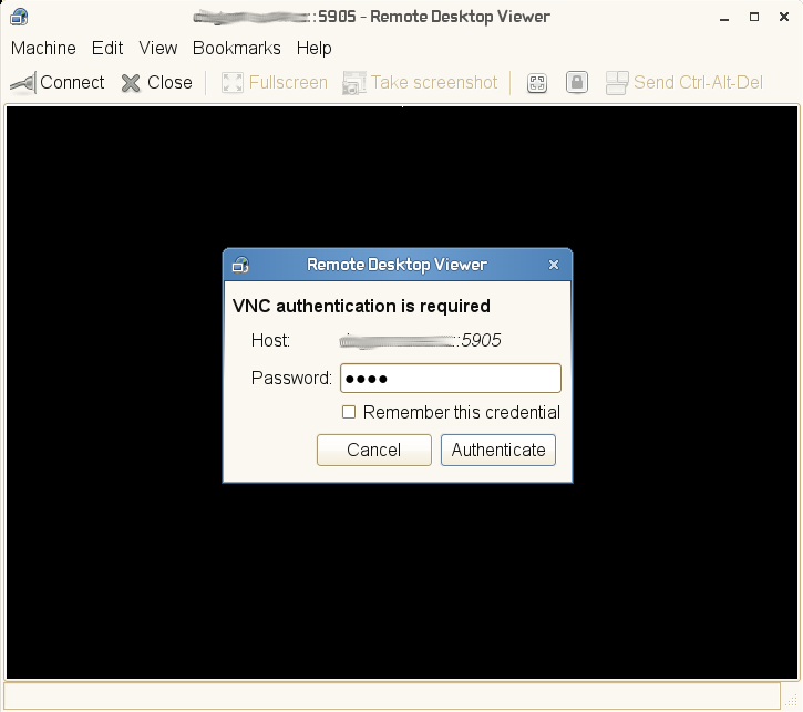 Authentication Dialog in Vinagre Authentication Dialog in Vinagre