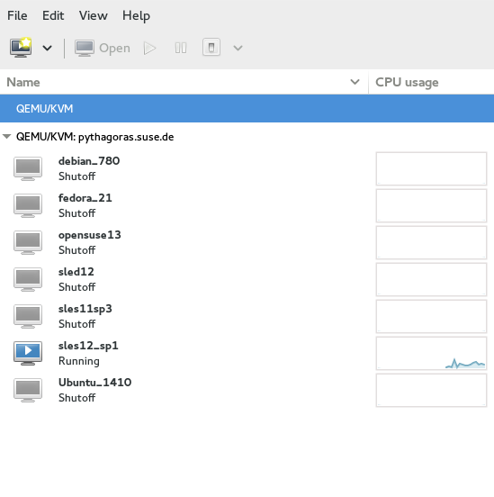 Virtual Machine Manager Virtual Machine Manager