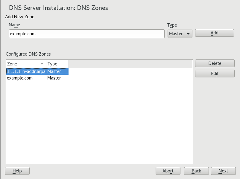 DNS Server Installation: DNS Zones DNS Server Installation: DNS Zones