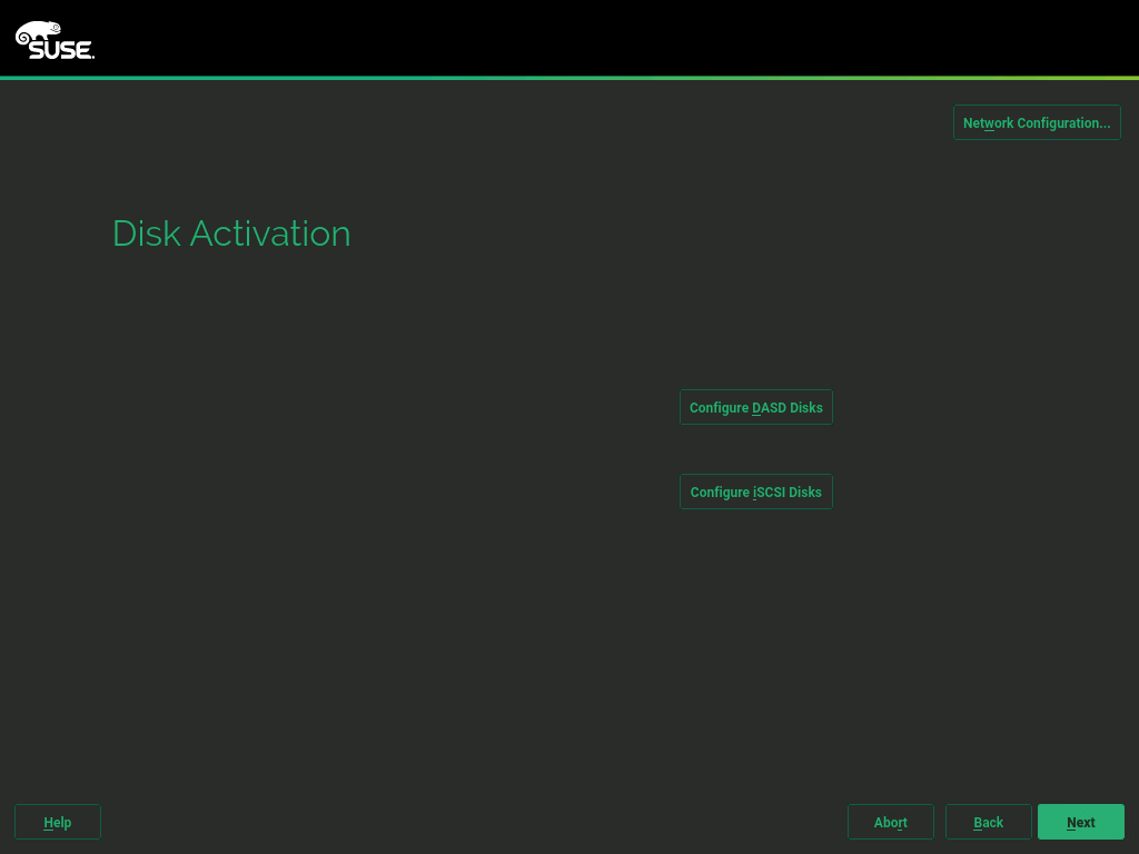 Disk Activation Disk Activation