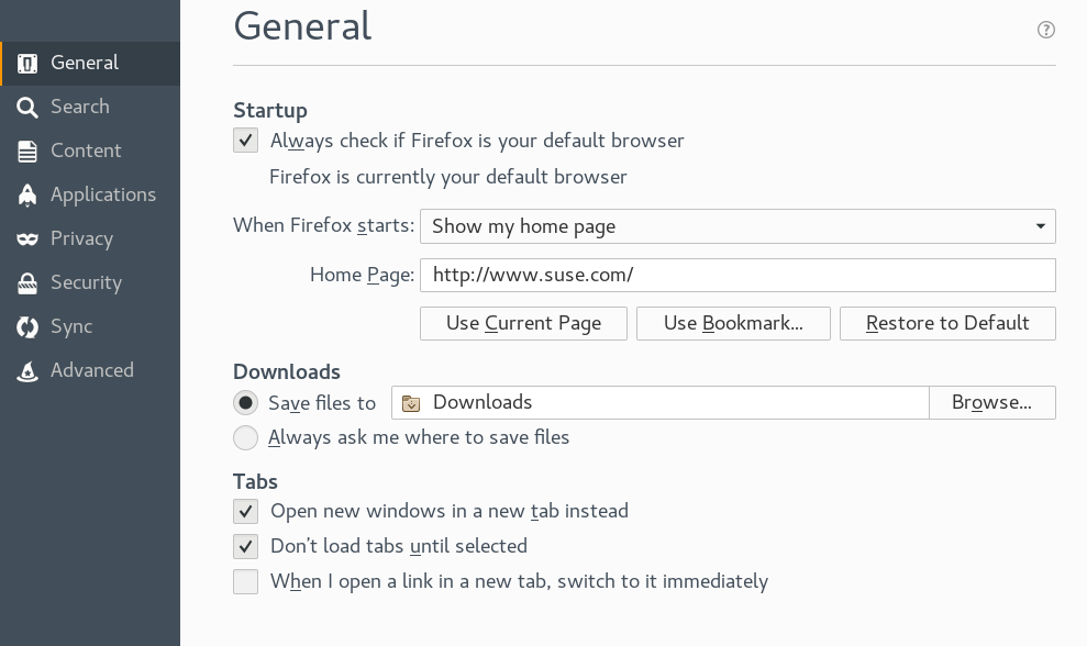 The Preferences Window The Preferences Window