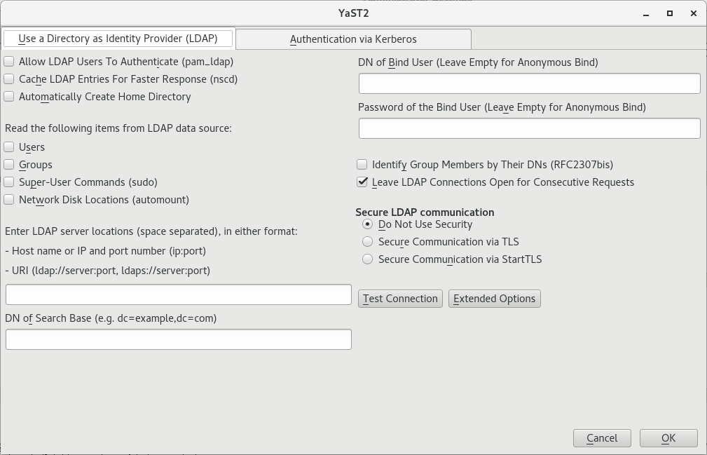 Configuring LDAP Configuring LDAP
