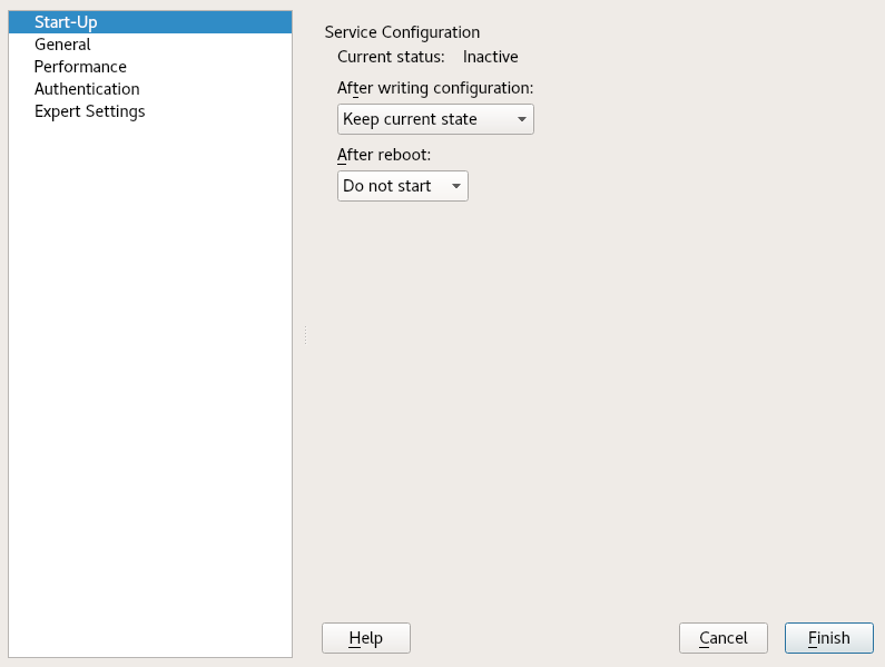 FTP Server Configuration — Start-Up FTP Server Configuration — Start-Up