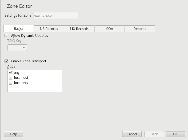 DNS server: Zone Editor (Basics) DNS server: Zone Editor (Basics)