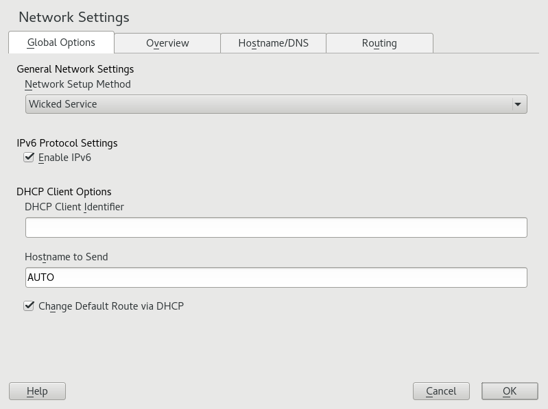 Configuring network settings Configuring network settings