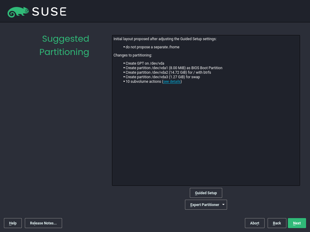 Suggested Partitioning Suggested Partitioning