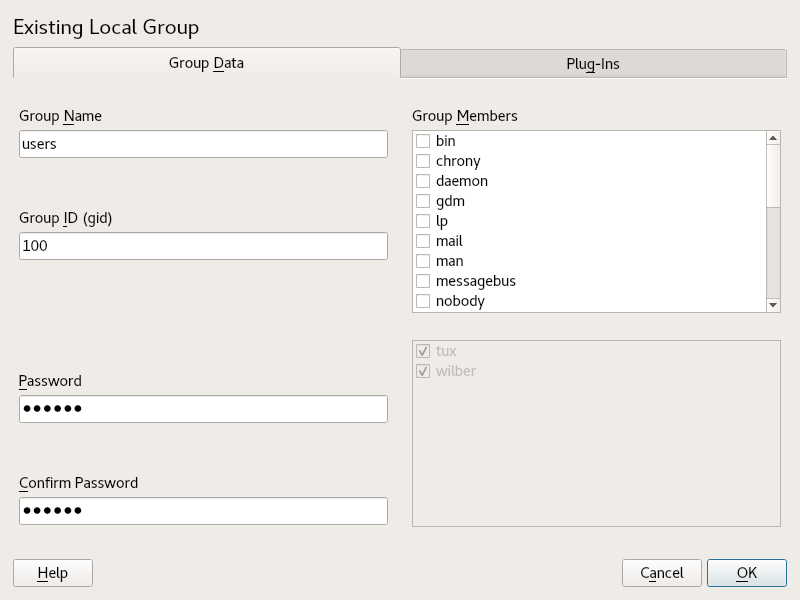 User groups User groups
