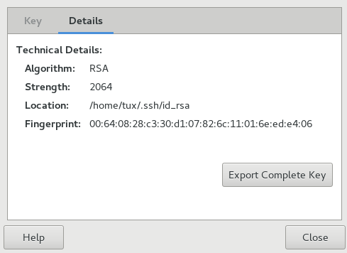 Editing SSH key Editing SSH key