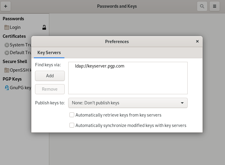 Keyservers Keyservers