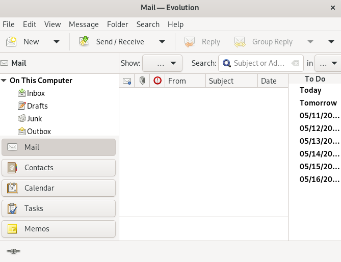 Evolution window Evolution window