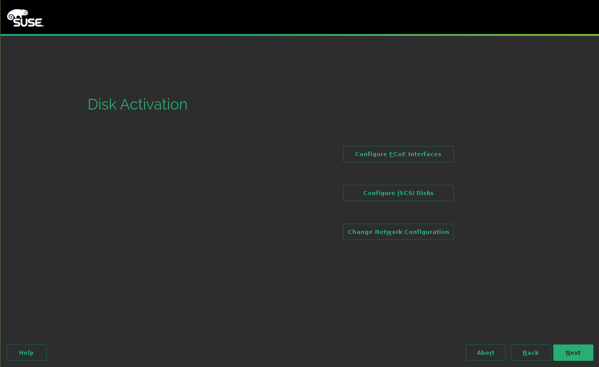 #1: Configuring FCoE interfaces during the installation #1: Configuring FCoE interfaces during the installation