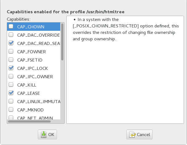 Select capabilities Select capabilities