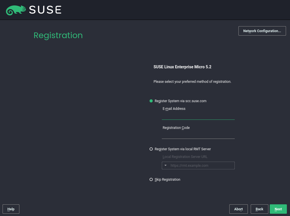 Registration Registration