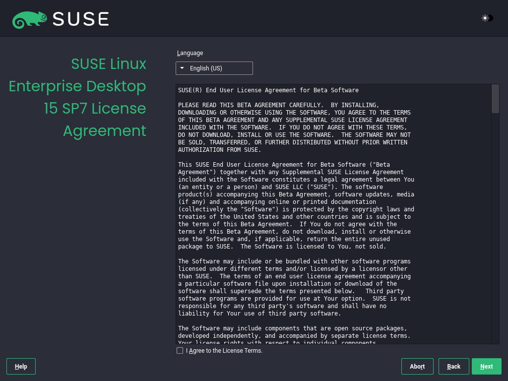 License Agreement License Agreement