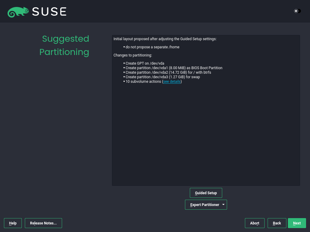 Suggested Partitioning Suggested Partitioning
