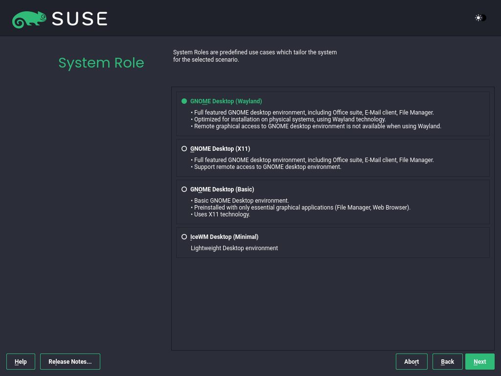 System Role System Role