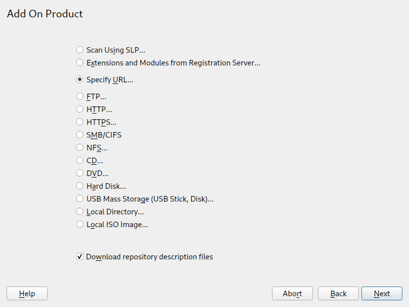 Adding a software repository Adding a software repository