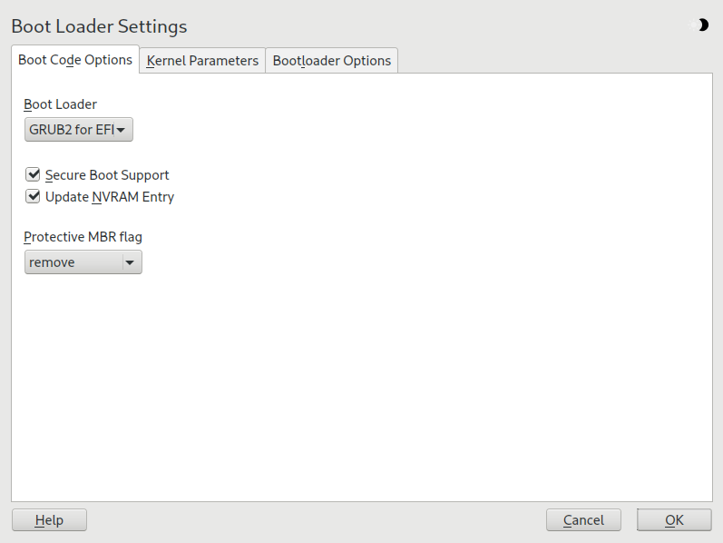 Secure boot support Secure boot support