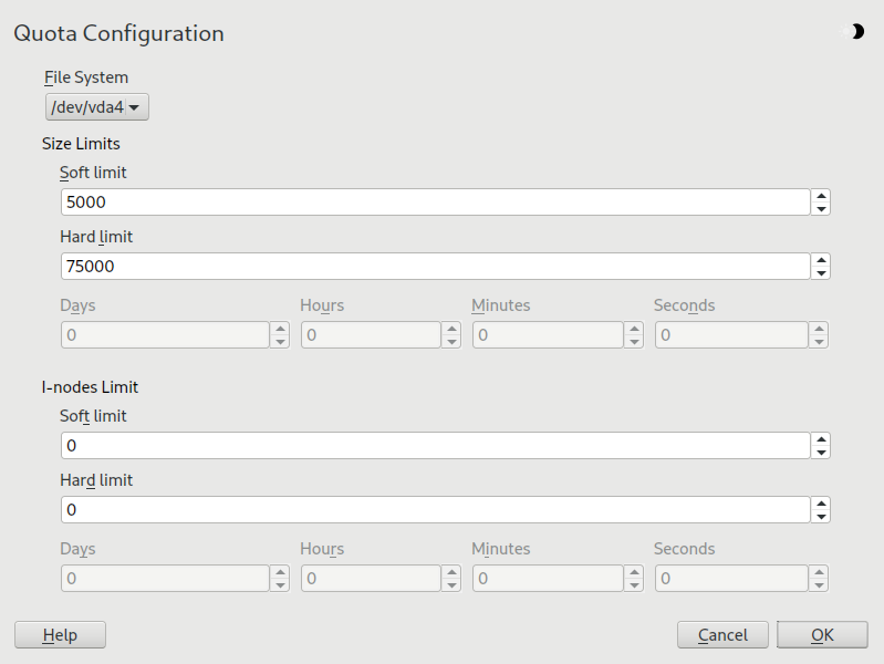 #1: Setting up quotas for users or groups #1: Setting up quotas for users or groups
