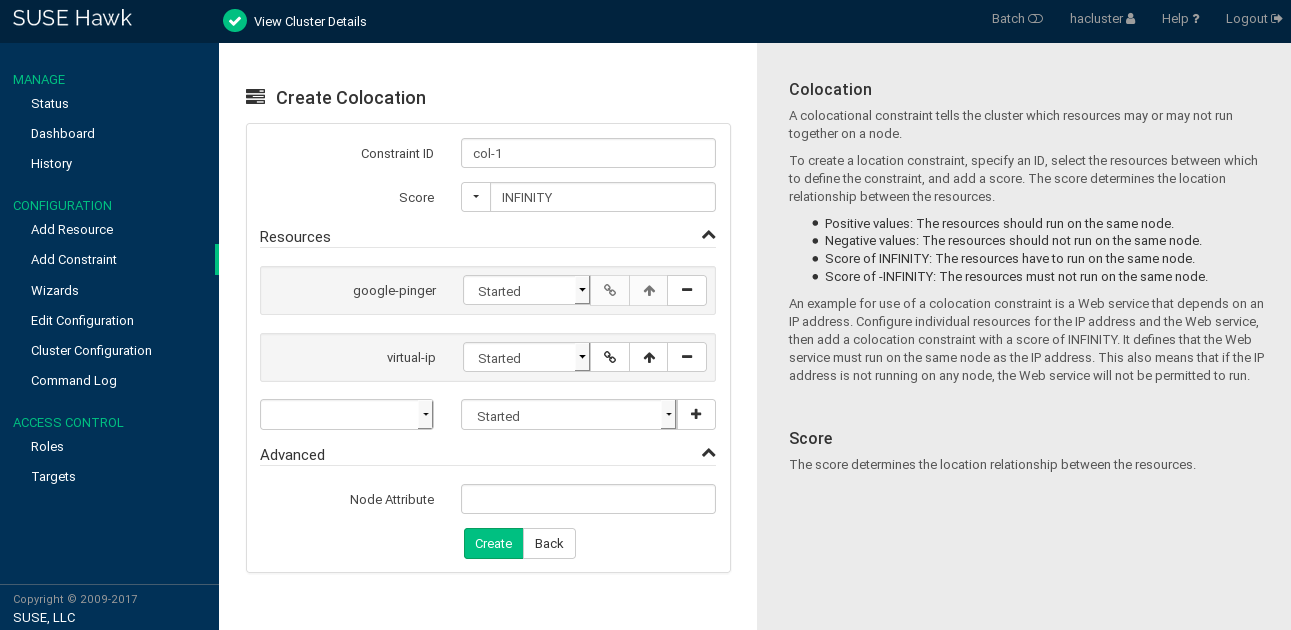 Hawk2—Colocation Constraint Hawk2—Colocation Constraint