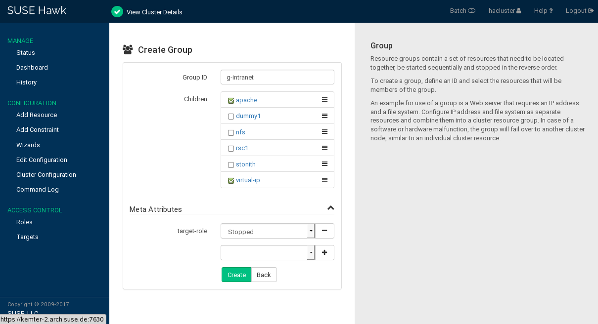 Hawk2—Resource Group Hawk2—Resource Group