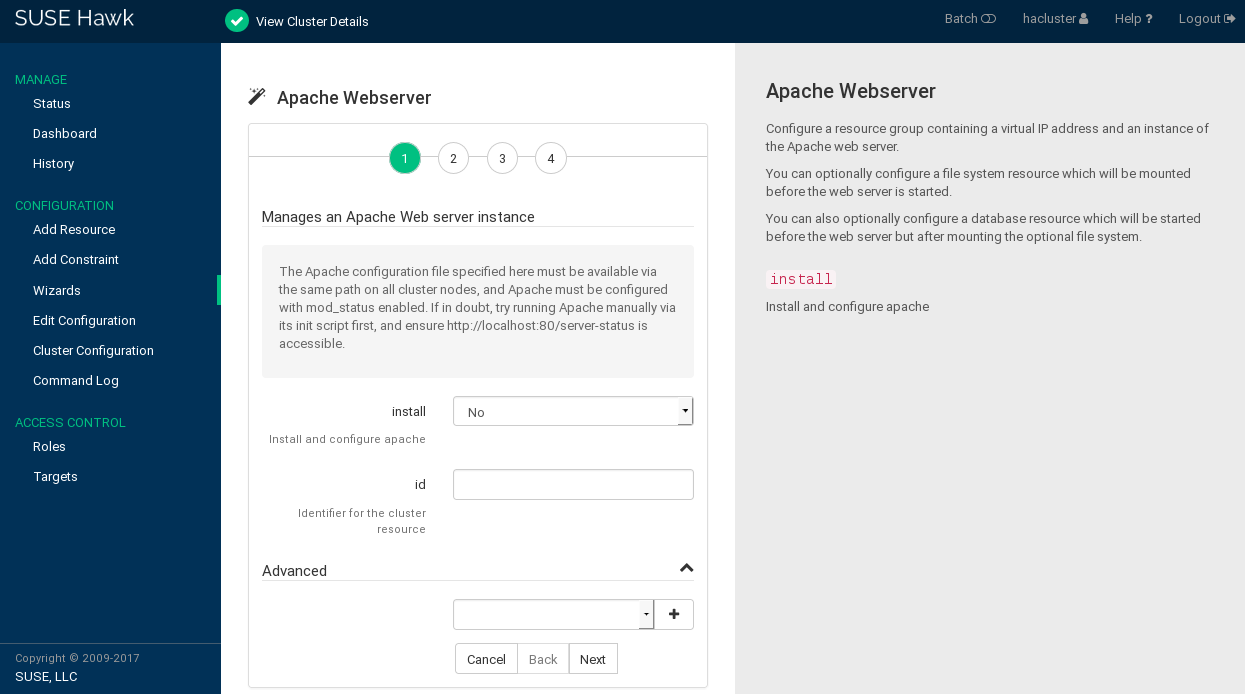 Hawk2—Wizard for Apache Web Server Hawk2—Wizard for Apache Web Server