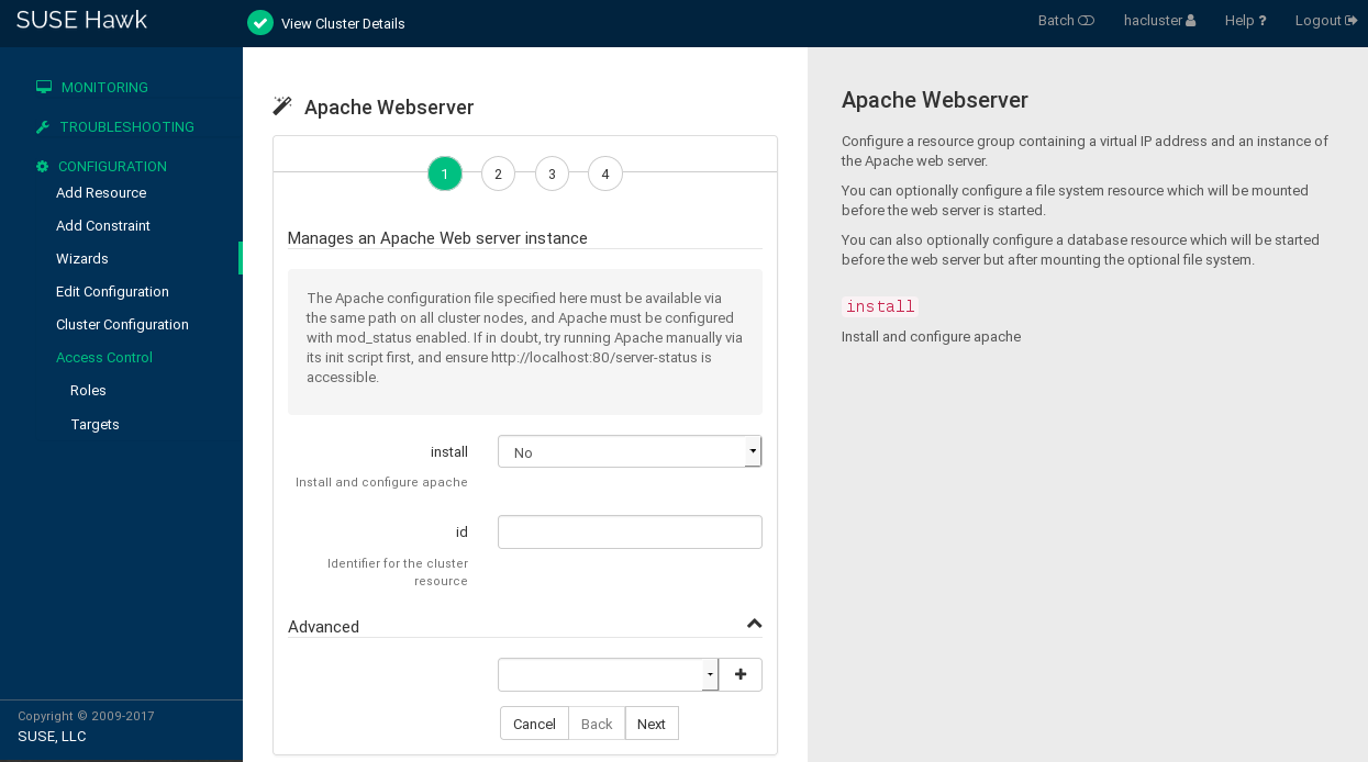 Hawk2—Wizard for Apache Web Server Hawk2—Wizard for Apache Web Server